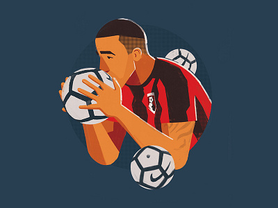 Season Annual callum wilson figures football football illustration illustration photoshop player premier league texture