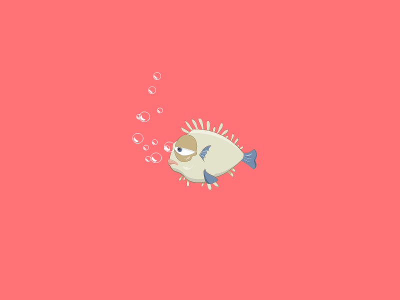 Blowfish Transform Animation