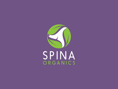 Spina Organics Logo Concept Dribble animals logo cute cute logo dog logo foliage grooming logo leaf leaf logo logo modern logo organics logo pet logo