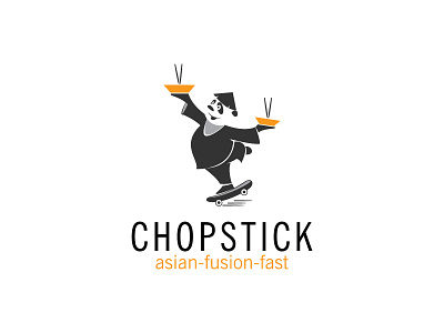 Chopstick logo concept