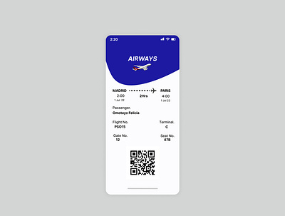 Boarding pass