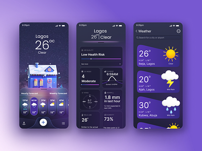 Weather app dailyui dailyuichallenge design figma productdesigner ui uidesigner