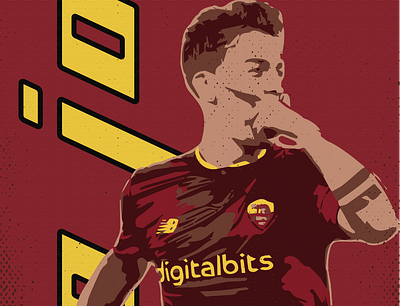 La Joya- Paulo Dybala A.S. Roma argentina design dybala football graphic design illustration paulo paulo dybala soccer vector