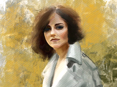 Marion Cotillard Portrait digital art digital portrait marion cotillard marion cotillard portrait portrait procreate