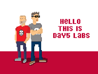 Day5 Labs illustration pixel 8bit