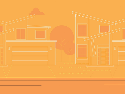 Condominios Costa Rica - Explainer 2d after affects animation behance city costa rica explainer video gif illustration loop motion graphics neighborhood real estate transition vector zoom