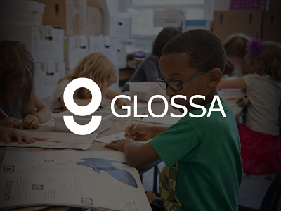 Glossa School design graphic design logo typography