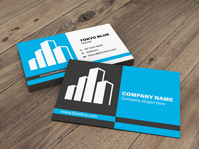 Business card design graphic design illustration logo typography vector