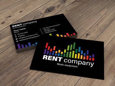 Business card design template graphic design illustration logo typography vector