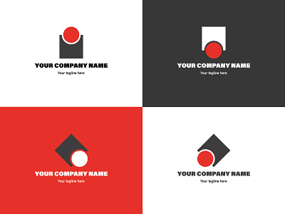 Simple square - circle logo design