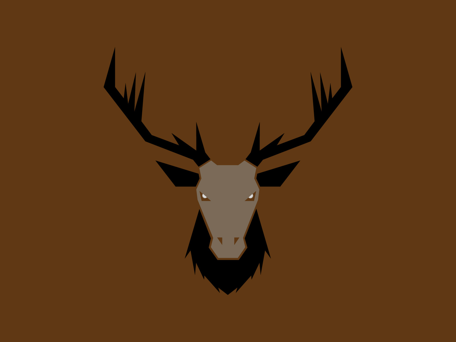 Reindeer logo design by Marcel Piet on Dribbble
