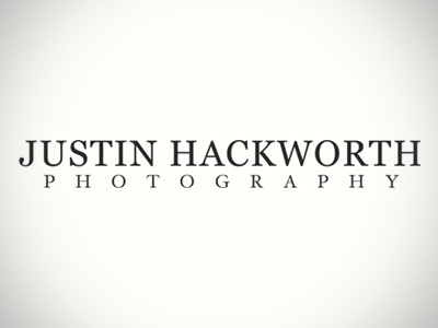 Justin Hackworth Photography logo typography
