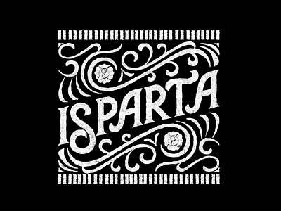 Isparta branding custom custom type flourishes hand lettering hand type hand writing identity label lettering logo logotype rose typography