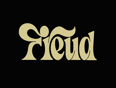 Freud branding calligraphy design font hand lettering hand type identity lettering logo logotype script type typo typography