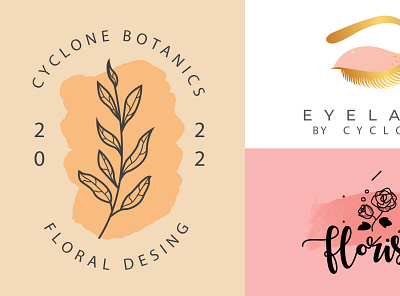 Botanical and feminine logo design botanical logo design feminine logo graphic design illustration logo vector watercolor logo