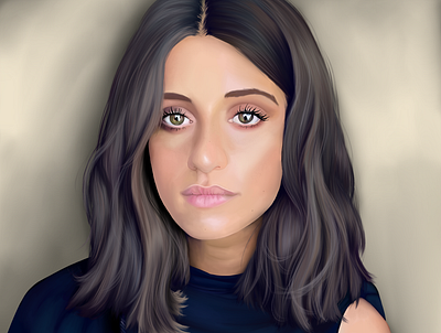 Anya Chalotra digital art digital drawing digital painting graphic design illustration procreate