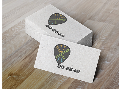 Do-Re-Mi Branding branding business card design music