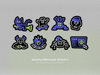 Boo - Spooky Stickers boo halloween imessage stickers