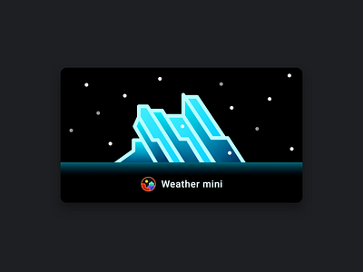 Weather mini - snow