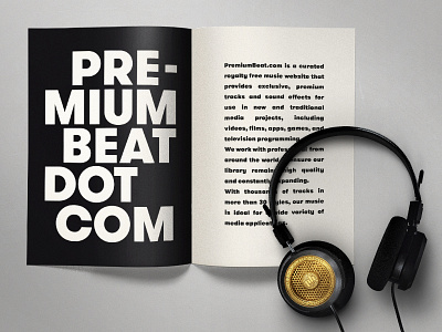 PremiumBeat brand book branding design premiumbeat royalty-free music