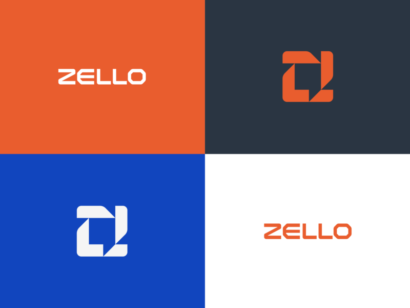 Zello Mark and Logotype branding graphic design logo