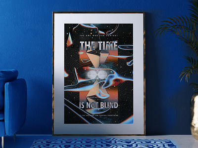 TIME IS NOT BLIND art artwork design design concept poster poster art posterart time is not blind