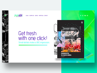 Freshclick.ro Web Design fresh colors fresh design web design webdesign website design