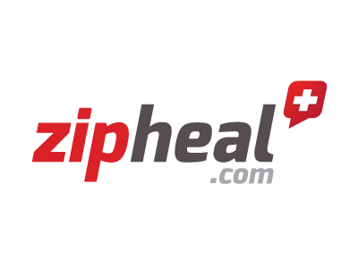 Zipheal logo bombatt! branding health logo design medical minimal plus rakshith ashok zipheal