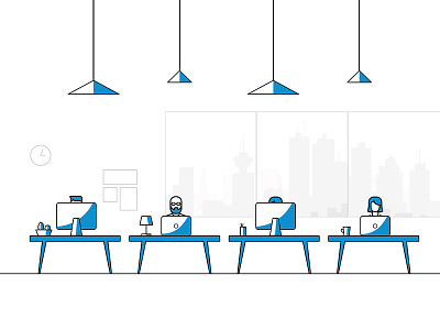 Animation Concept animation concept design illustration laptop office vancouver workplace