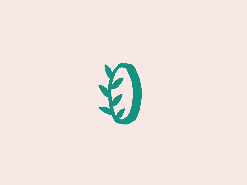 Leafy O vancouver o leaf sustainable idenity typography icon logotype logo branding