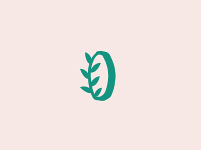 Leafy O branding icon idenity leaf logo logotype o sustainable typography vancouver