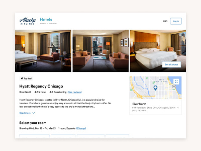 White Label by Rocket Travel: Hotel Details Page desktop detail page responsive web travel travel app travel website