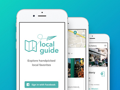 Travel Guide iOS app high fidelity ios app local local guide travel travel app