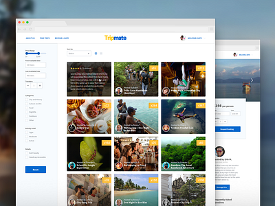 Tripmate Redesign - Trip Library