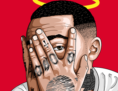 Mac. Miller. adobe adobeillustrator design illustration illustrator vector