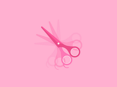 Scissors hairdressing loading scissors