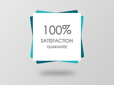 FREE modern "Satisfaction Guarantee" badge badge download free minimal moderan ui design