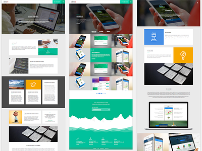 View9 Website Re-Design flat design material design nepal portfolio responsive design web design