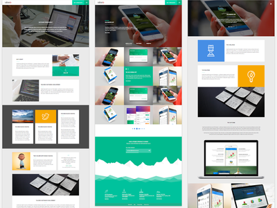View9 Website Re-Design flat design material design nepal portfolio responsive design web design