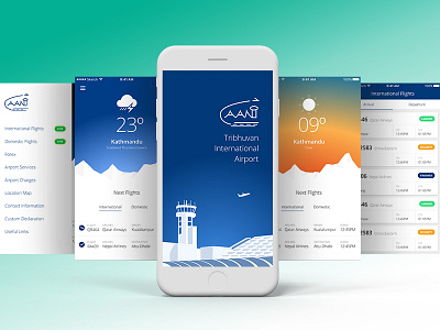 Flight Schedule App airport app fight ios app mobile app nepal schedule