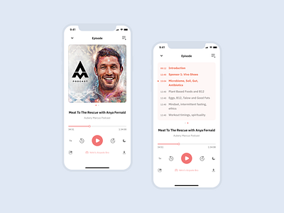 Podcast App with Show Notes