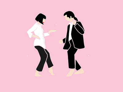 Pulp fiction dance dance john travolta mia wallace movies pink pulp fiction tarantino