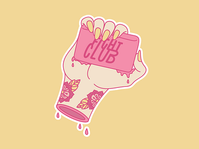 Fight club fight club flowers hand hands movies nails pink sailor soap tattoo yellow