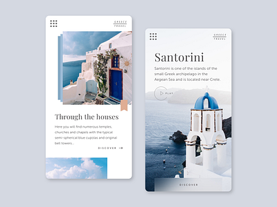 Mobile Web for Greece Travel