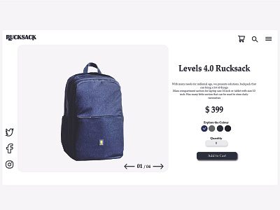 Rucksack for your life.