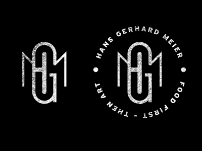 HGM icons logo monogram vector