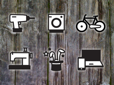 Repairwhere app icons app icons illustration pictograms vector