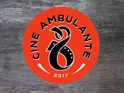 Cine Ambulante Logo 8mm logo sketch t shirt