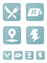 Vulkan icons icons pictograms website