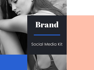 Brand Social Media Kit design download facebook fashion instagram promotion smm social media style ui kit